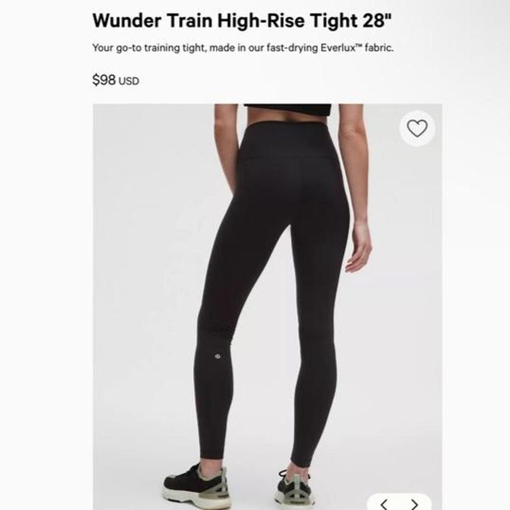 Lululemon Women's Black Leggings